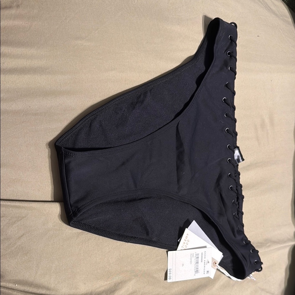 Good American Black Swim Bottoms